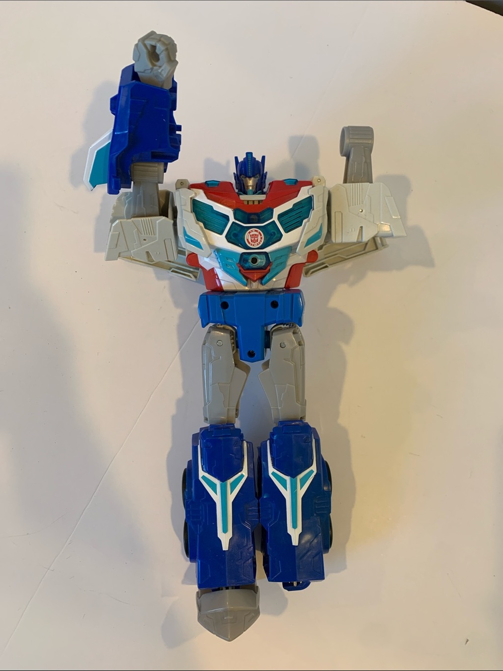 Transformers Robots In Disguise Power Surge Optimus Prime Warrior Missing Foot